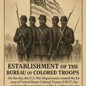 The Establishment of the Bureau of Colored Troops: A Turning Point in the Civil War