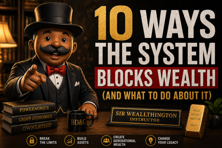 10 Ways the System Blocks Wealth (And What to Do About It)