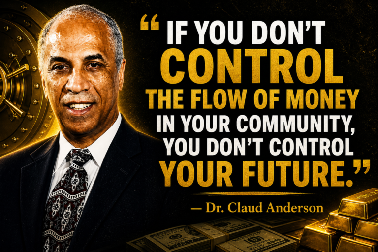 If You Don’t Control the Flow of Money… You Don’t Control Your Future (PowerNomics)
