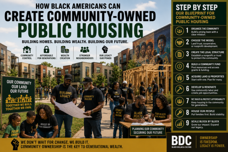 How Black Communities Can Build Public Housing Without Waiting on Government Housing