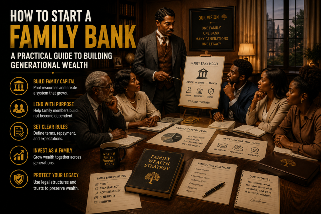 How to Start a Family Bank: A Practical Guide to Building Generational Wealth