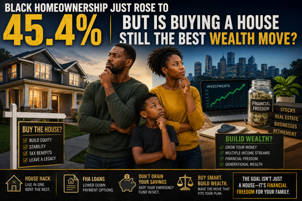 Black Homeownership Just Rose—But Is Buying a House Still the Best Wealth Move?