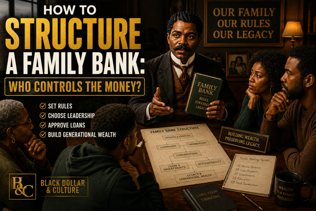 How to Structure a Family Bank: Who Controls the Money?