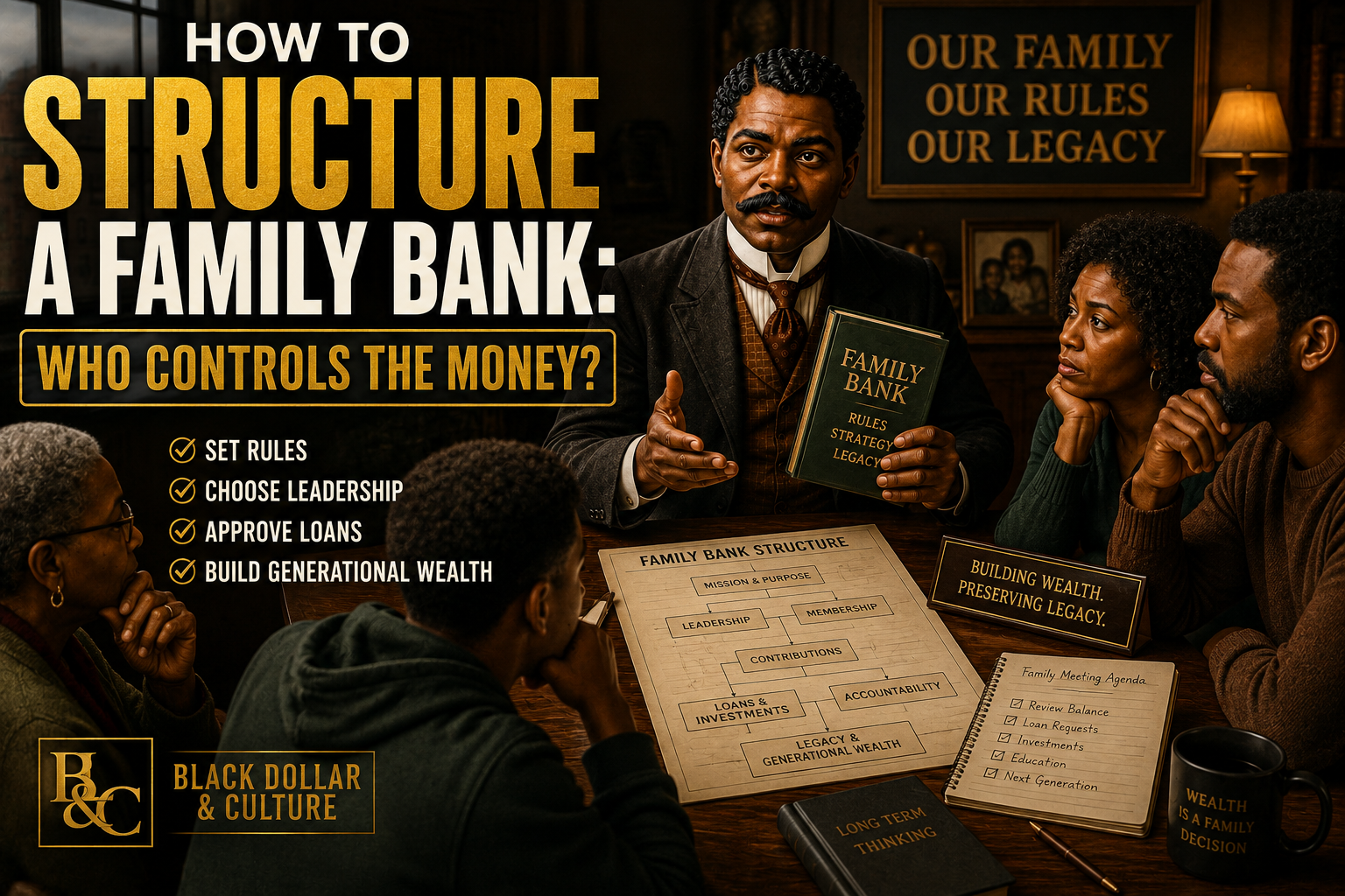 How to Structure a Family Bank: Who Controls the Money?