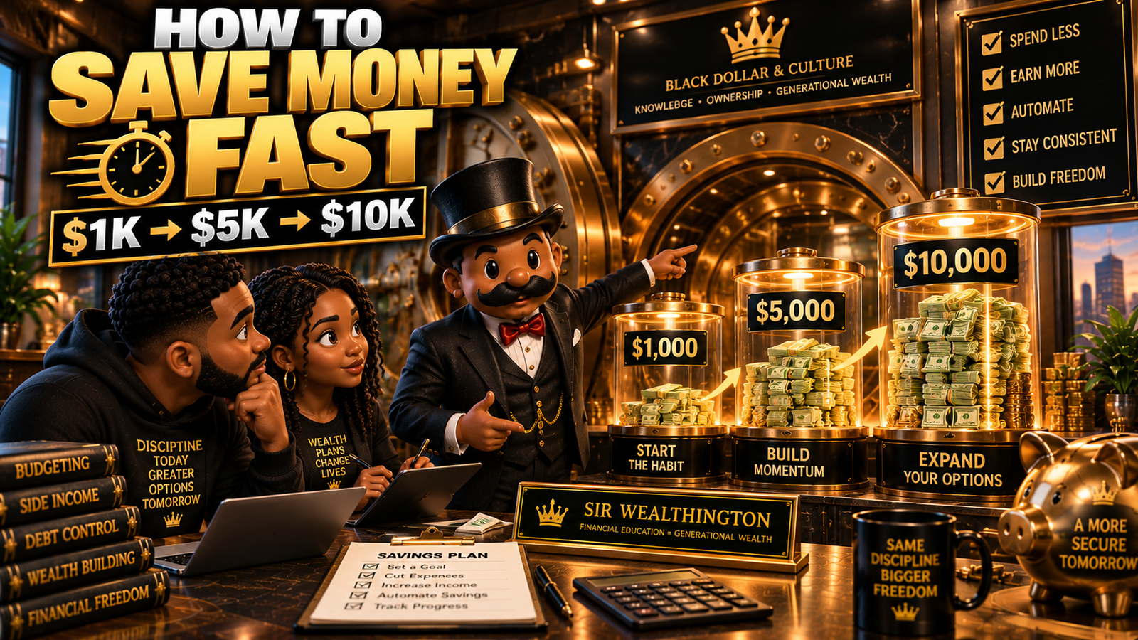 How to Save Money Fast: A Realistic Plan to Build Your First $1,000, $5,000 and $10,000